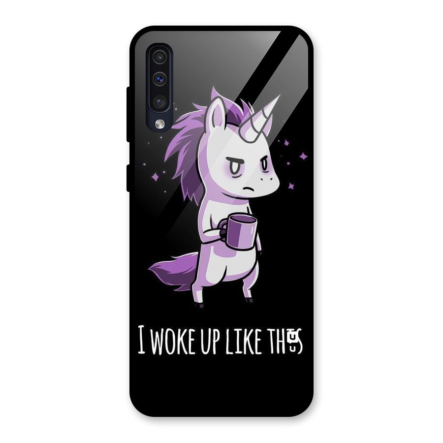 Unicorn Morning Glass Back Case for Galaxy A30s