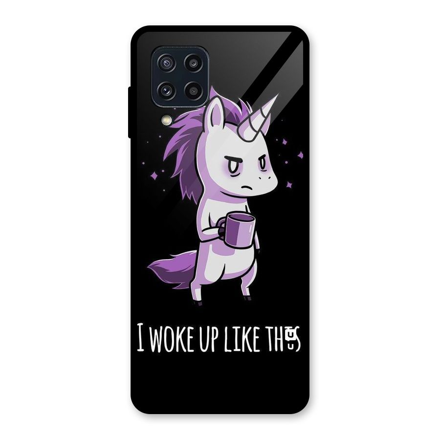 Unicorn Morning Glass Back Case for Galaxy M32