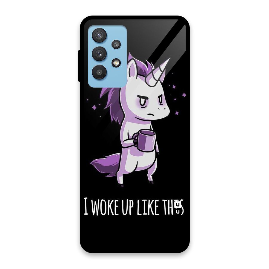 Unicorn Morning Glass Back Case for Galaxy M32 5G
