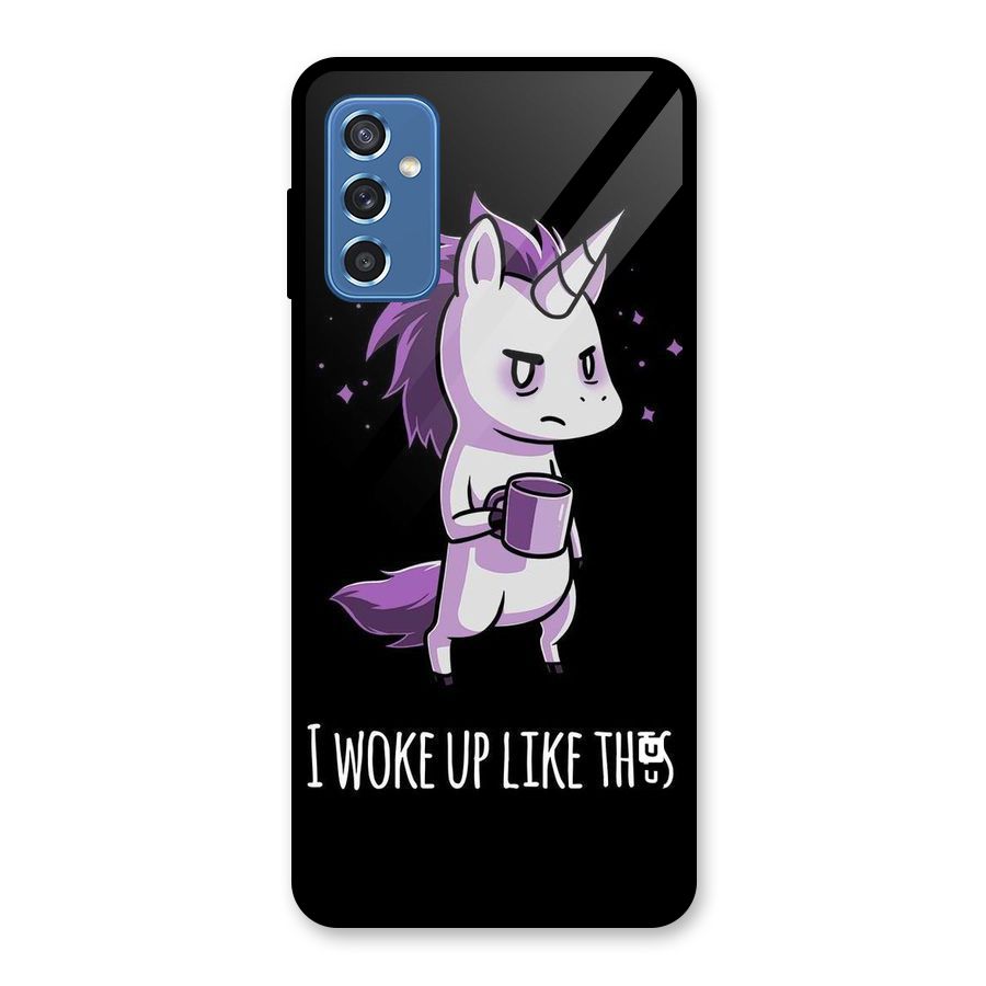 Unicorn Morning Glass Back Case for Galaxy M52 5G