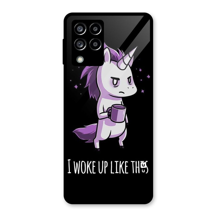 Unicorn Morning Glass Back Case for Galaxy M53 5G