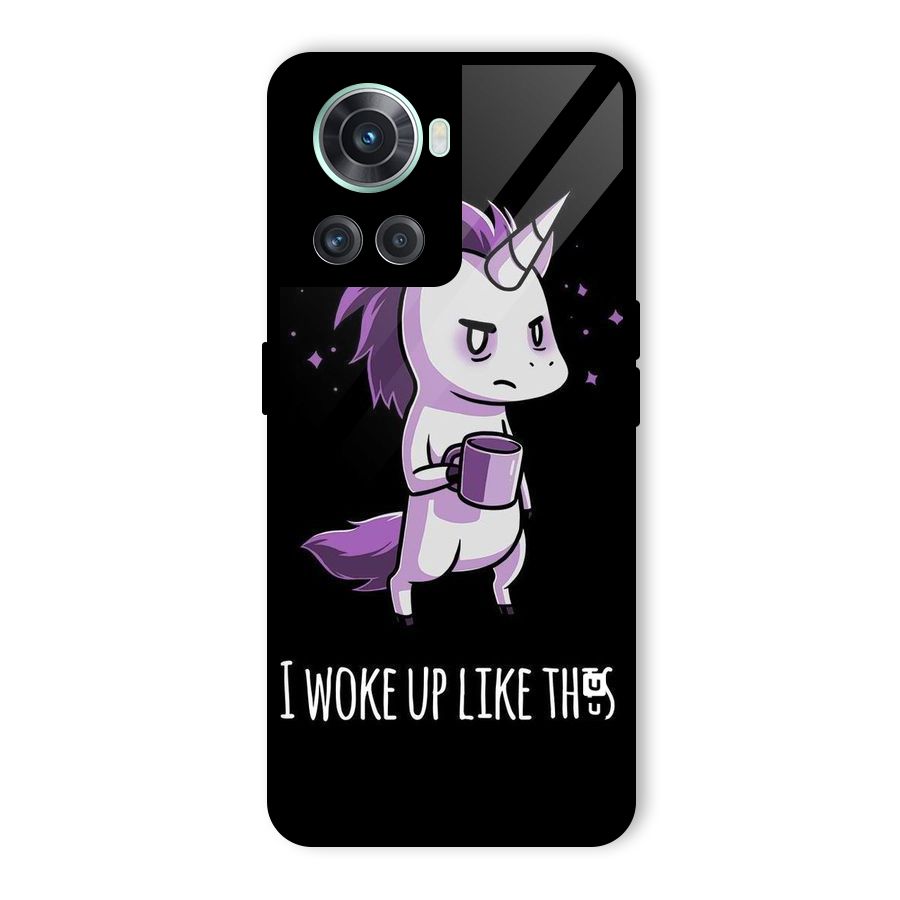 Unicorn Morning Glass Back Case for OnePlus 10R