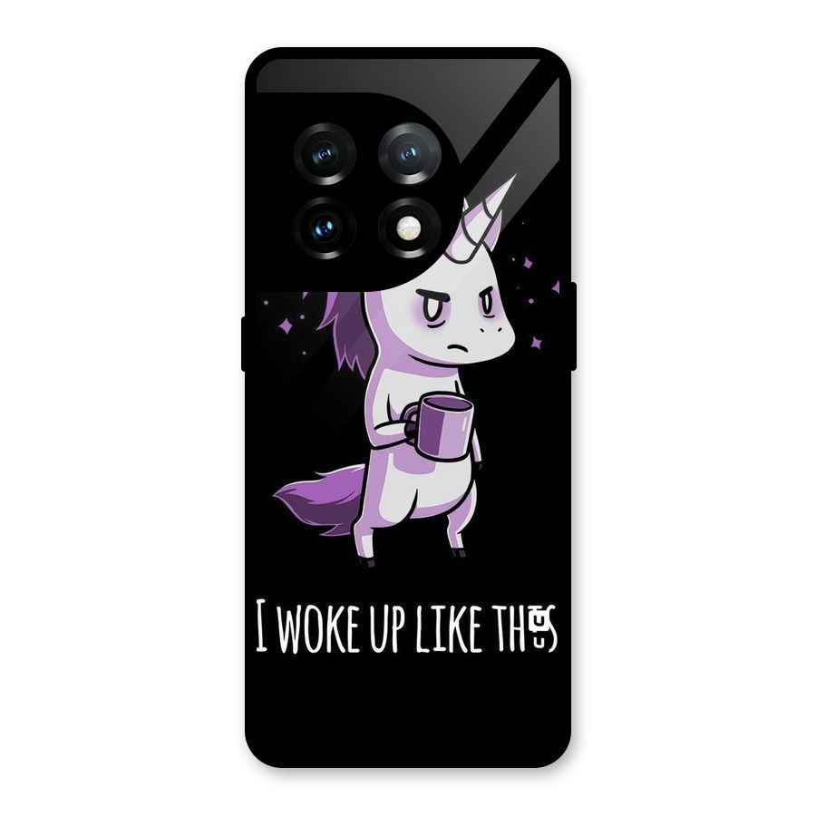 Unicorn Morning Glass Back Case for OnePlus 11