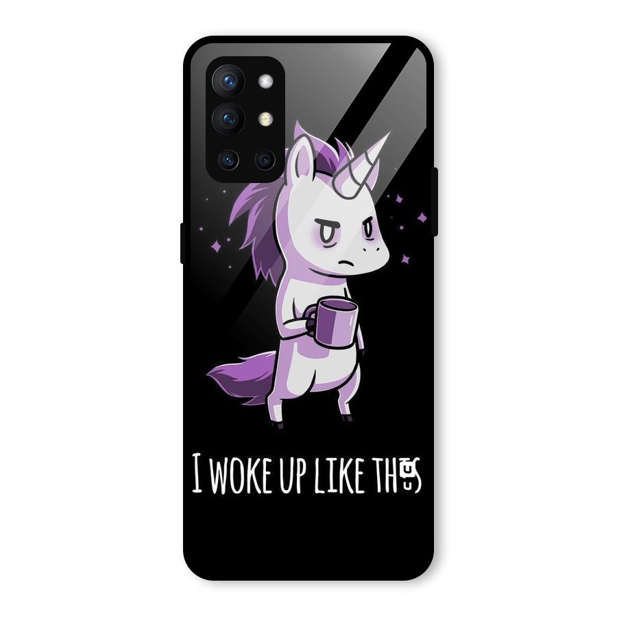 Unicorn Morning Glass Back Case for OnePlus 9R