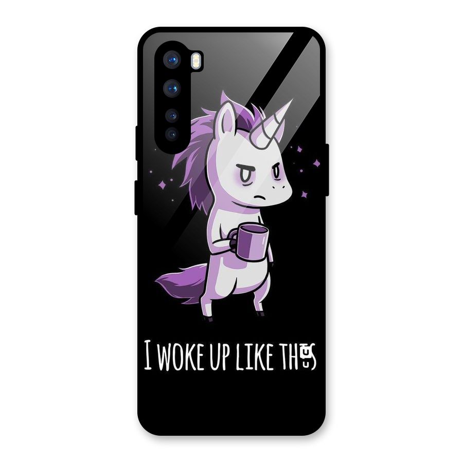 Unicorn Morning Glass Back Case for OnePlus Nord