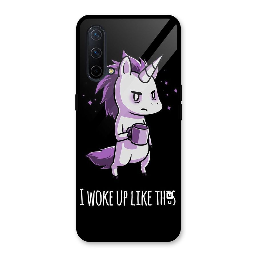 Unicorn Morning Glass Back Case for OnePlus Nord CE 5G