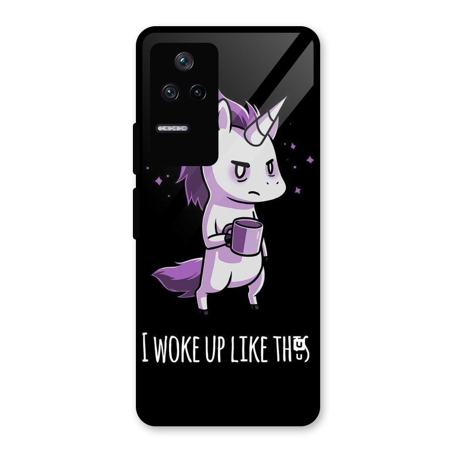 Unicorn Morning Glass Back Case for Poco F4 5G