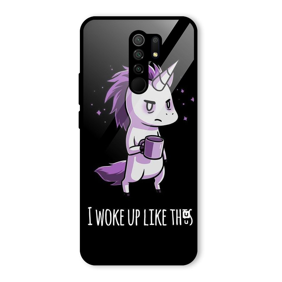 Unicorn Morning Glass Back Case for Poco M2