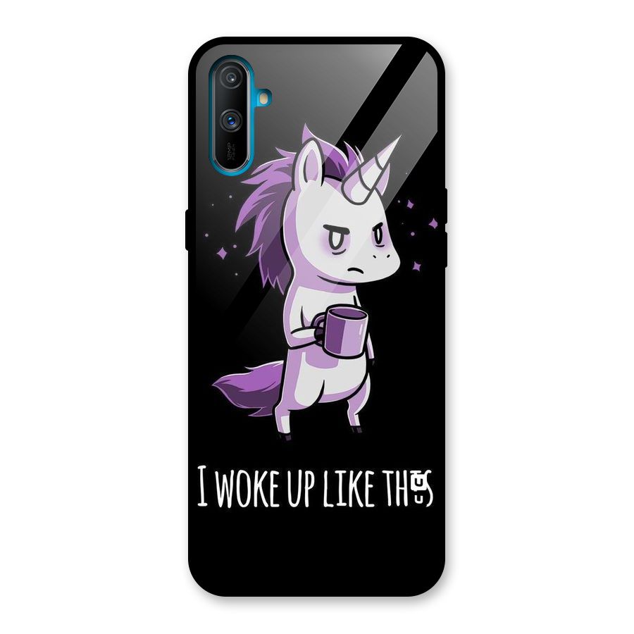 Unicorn Morning Glass Back Case for Realme C3
