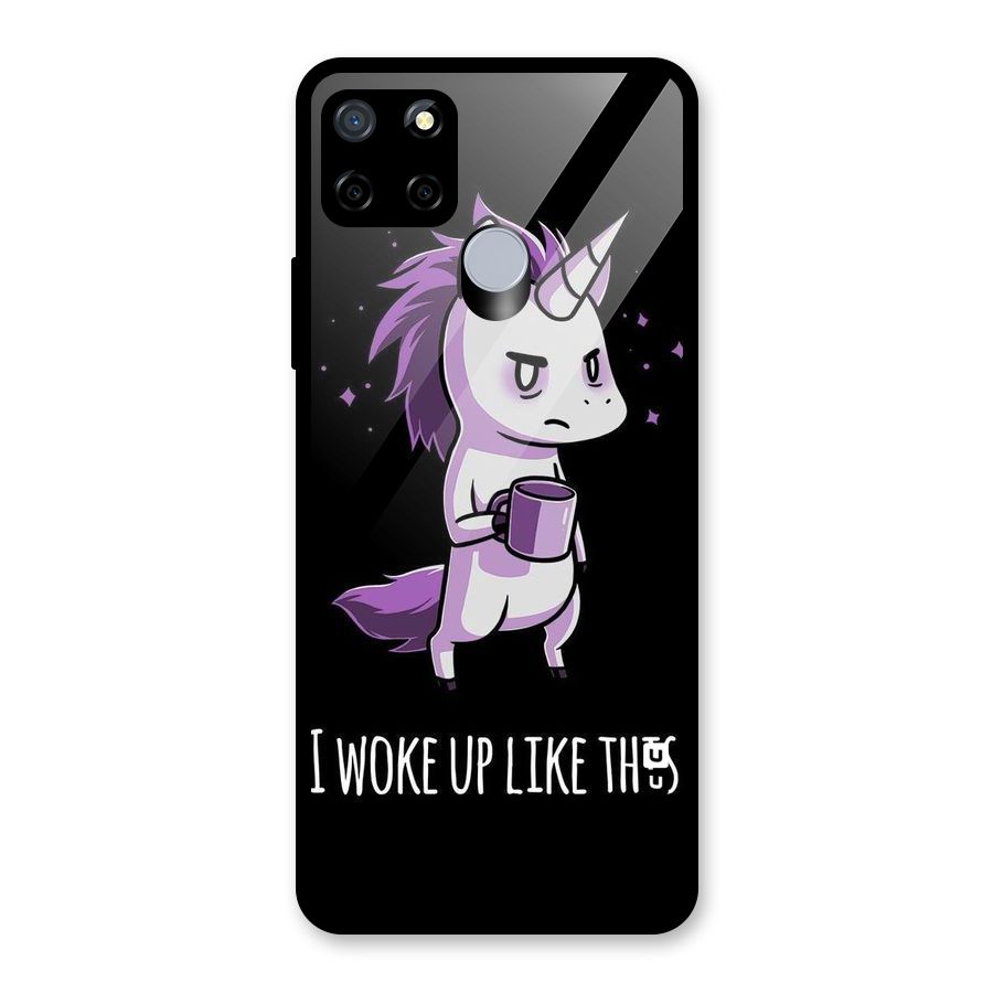 Unicorn Morning Glass Back Case for Realme Narzo 30A