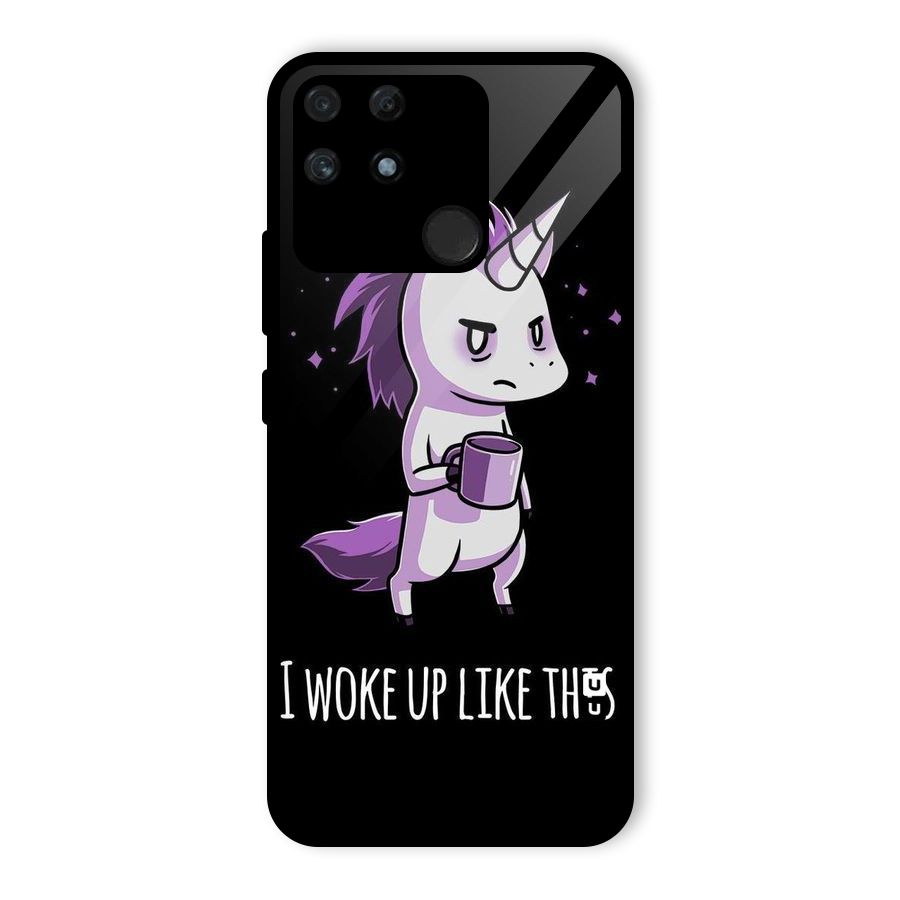 Unicorn Morning Glass Back Case for Realme Narzo 50A