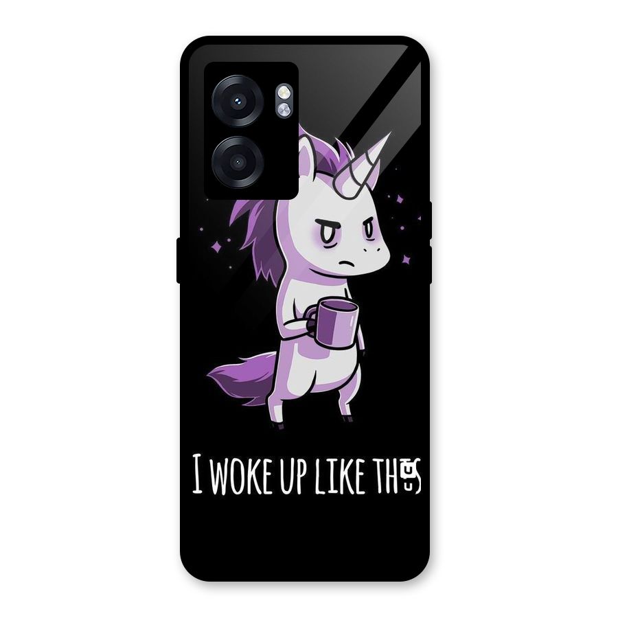 Unicorn Morning Glass Back Case for Realme Narzo 50 5G
