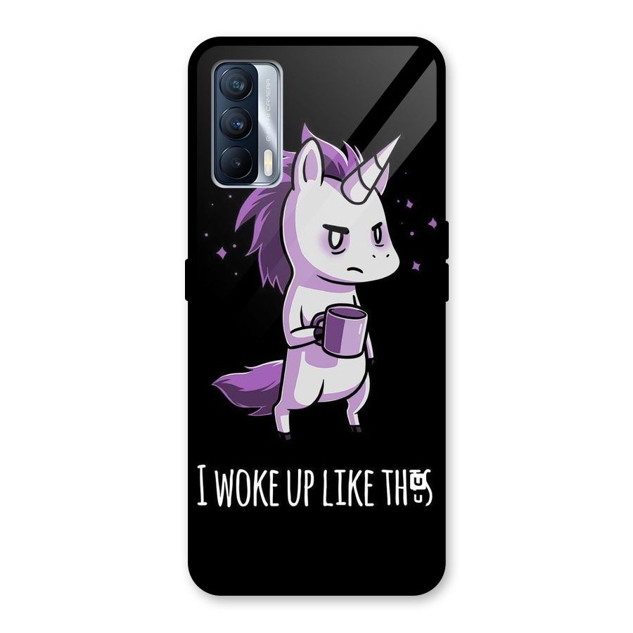 Unicorn Morning Glass Back Case for Realme X7