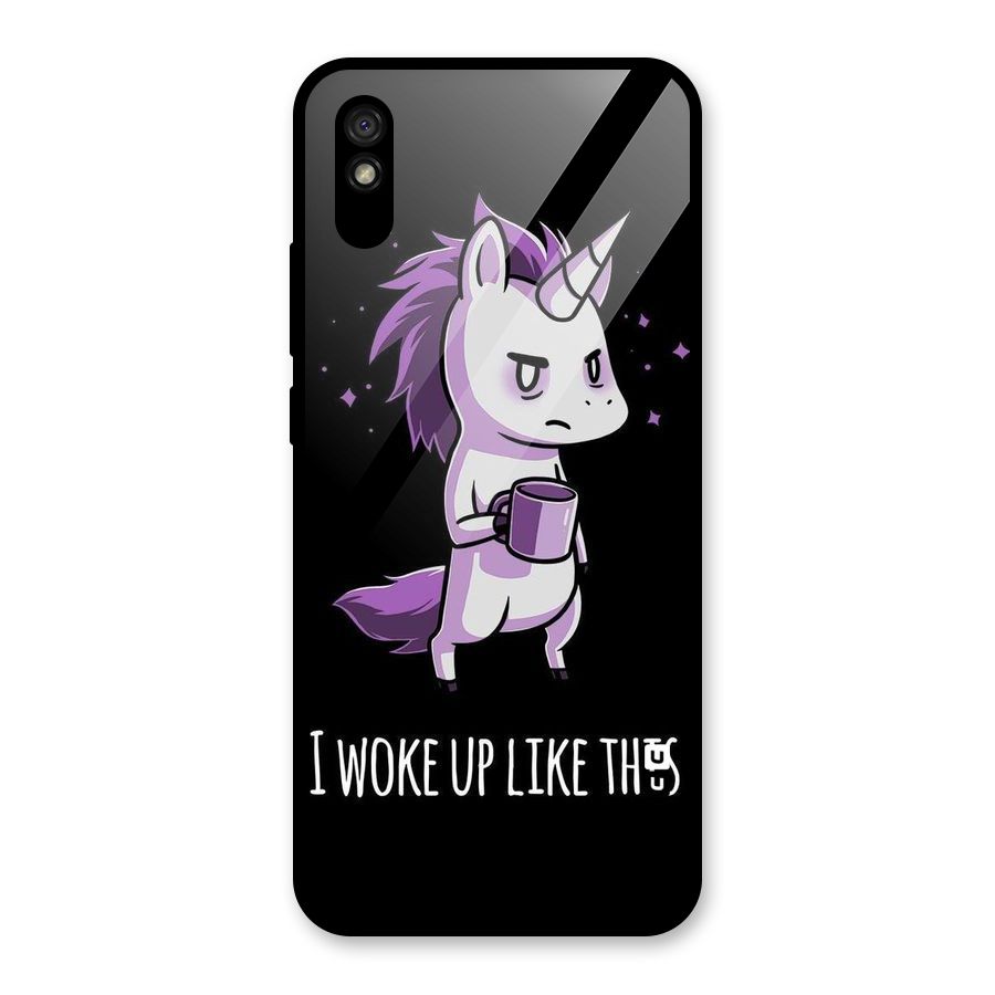Unicorn Morning Glass Back Case for Redmi 9i