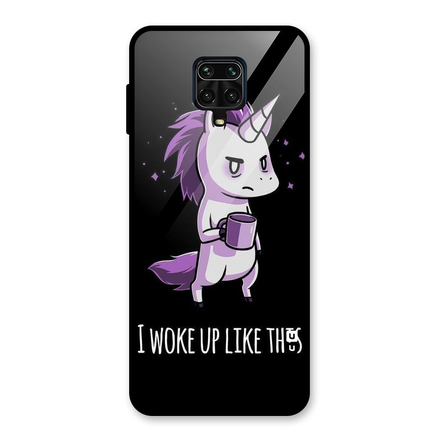 Unicorn Morning Glass Back Case for Redmi Note 10 Lite