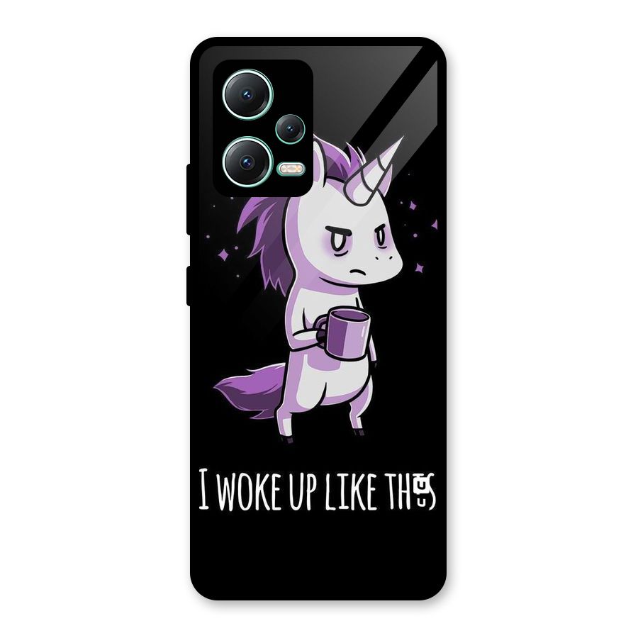 Unicorn Morning Glass Back Case for Redmi Note 12 5G