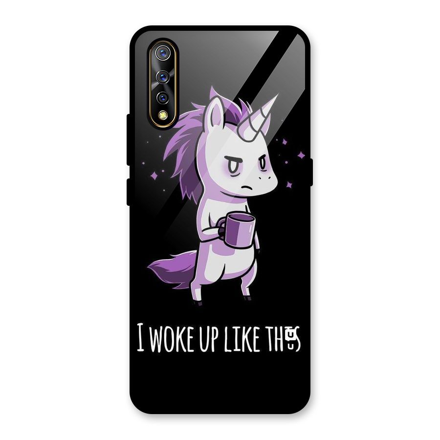 Unicorn Morning Glass Back Case for Vivo S1