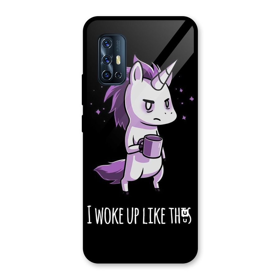 Unicorn Morning Glass Back Case for Vivo V17