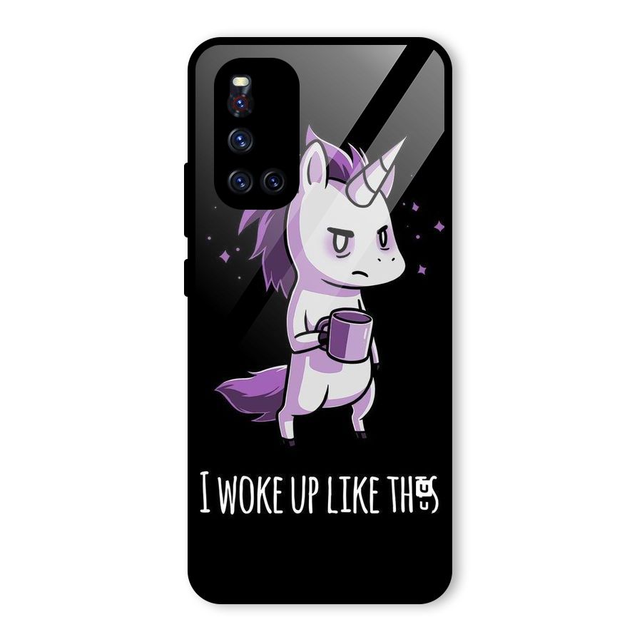 Unicorn Morning Glass Back Case for Vivo V19