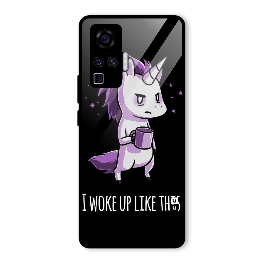 Unicorn Morning Glass Back Case for Vivo X50 Pro