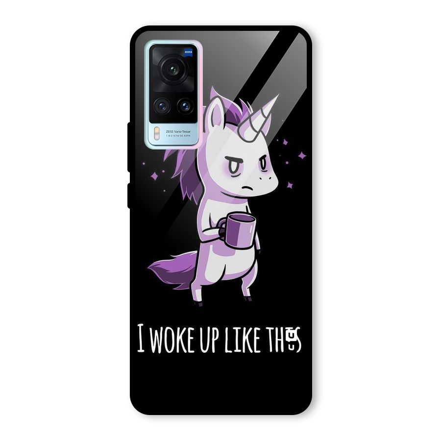 Unicorn Morning Glass Back Case for Vivo X60