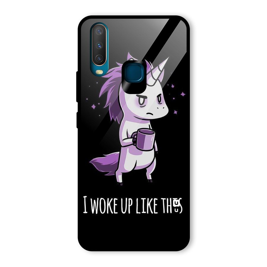 Unicorn Morning Glass Back Case for Vivo Y15