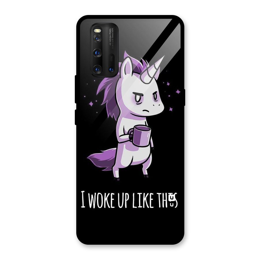 Unicorn Morning Glass Back Case for Vivo iQOO 3