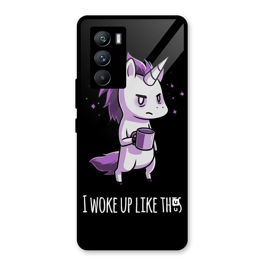 Unicorn Morning Glass Back Case for Vivo iQOO 9 SE
