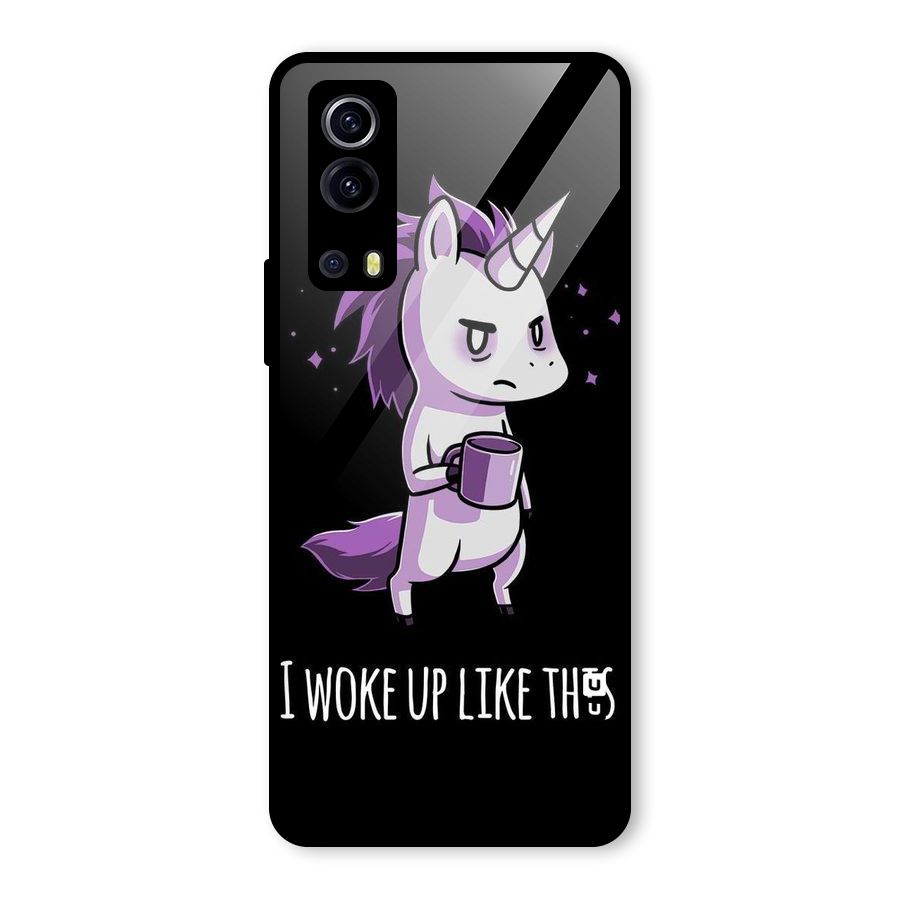 Unicorn Morning Glass Back Case for Vivo iQOO Z3