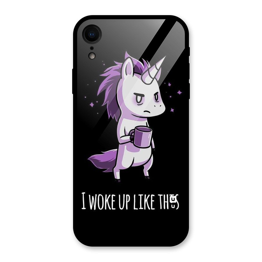 Unicorn Morning Glass Back Case for XR