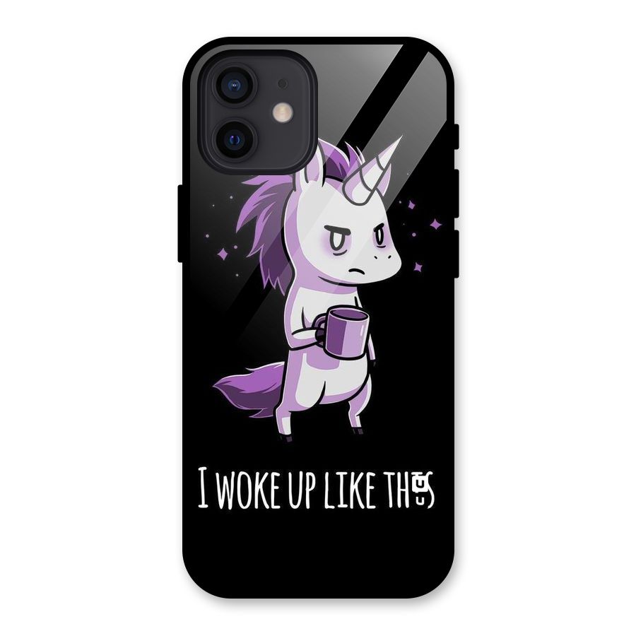 Unicorn Morning Glass Back Case for iPhone 12