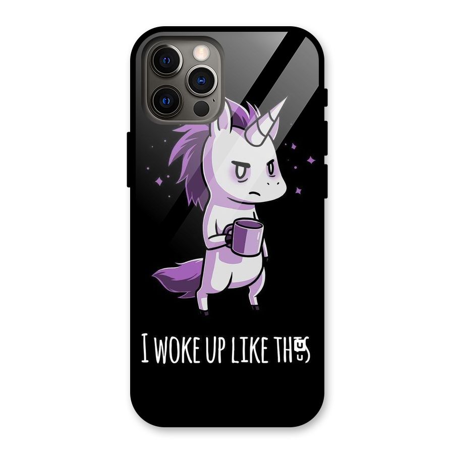 Unicorn Morning Glass Back Case for iPhone 12 Pro