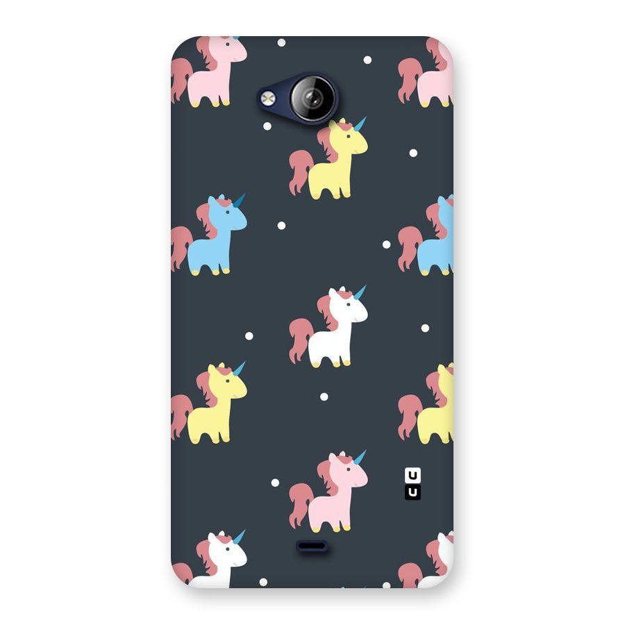 Unicorn Pattern Back Case for Canvas Play Q355
