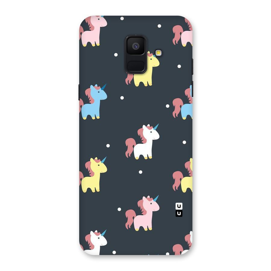 Unicorn Pattern Back Case for Galaxy A6 (2018)