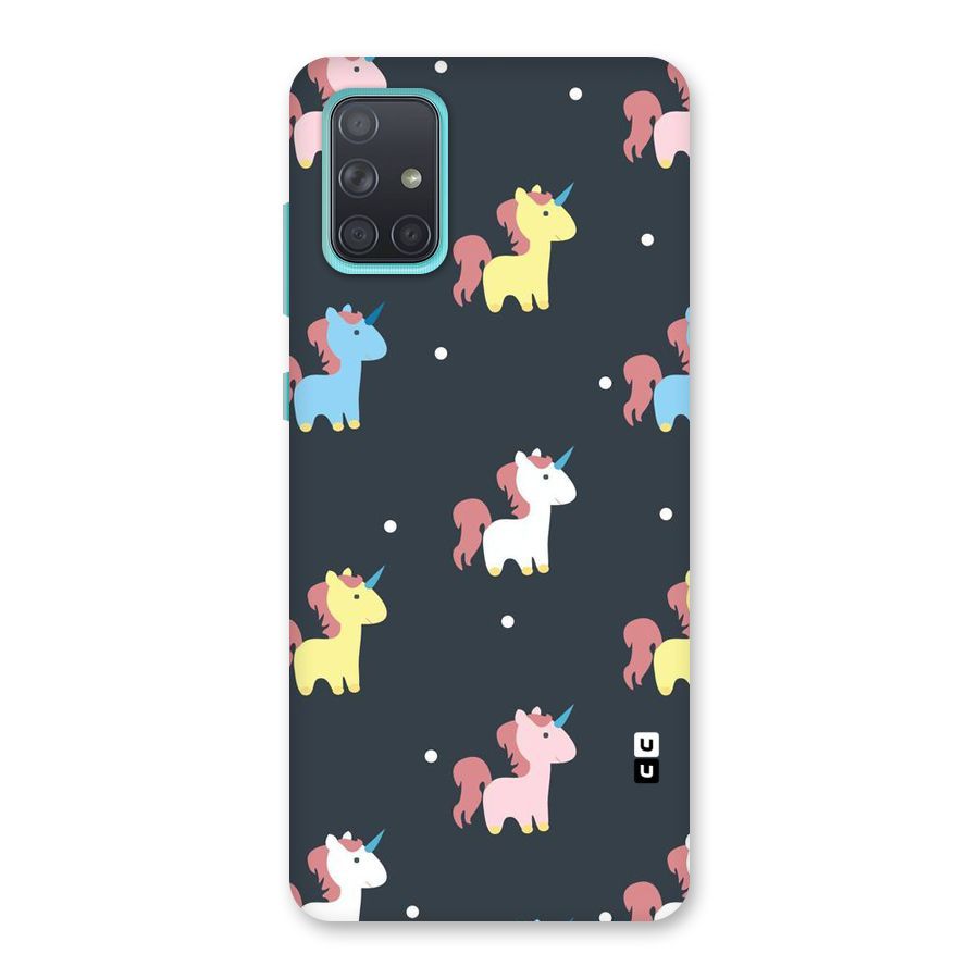 Unicorn Pattern Back Case for Galaxy A71