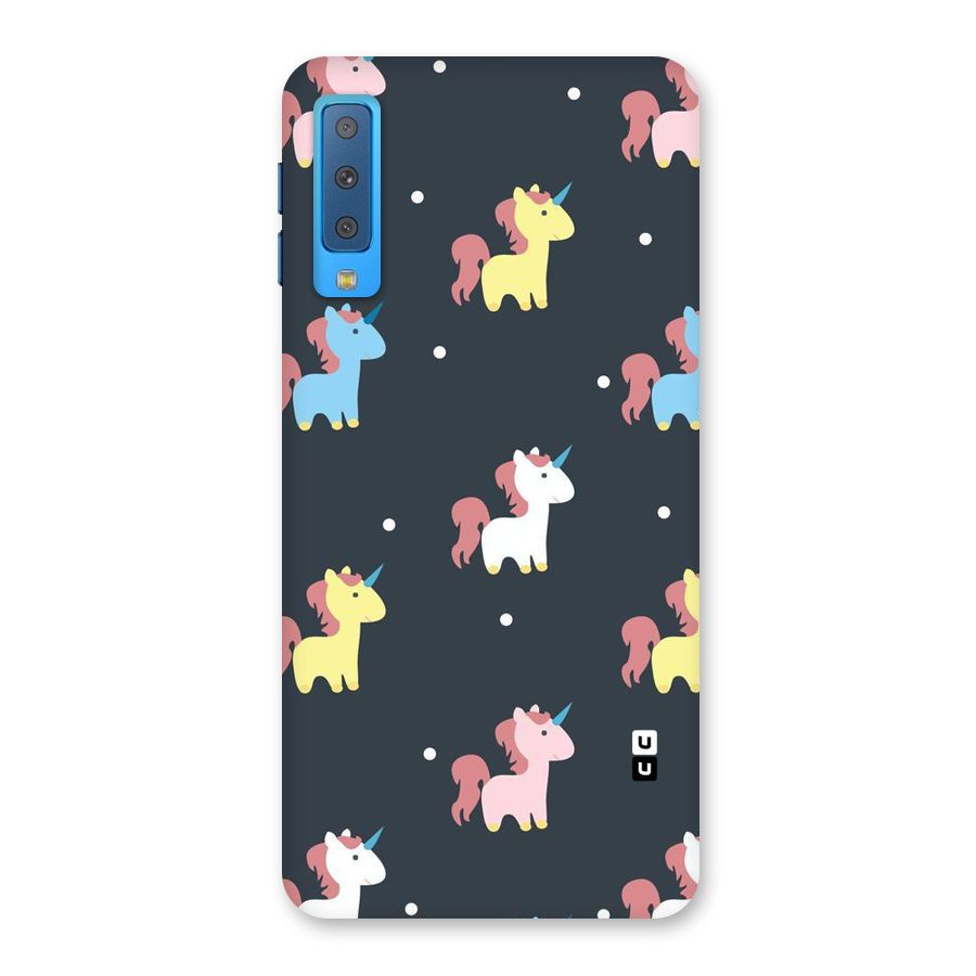Unicorn Pattern Back Case for Galaxy A7 (2018)