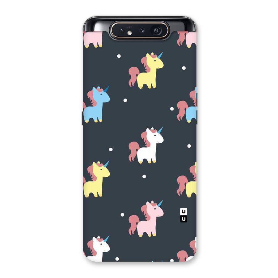Unicorn Pattern Back Case for Galaxy A80