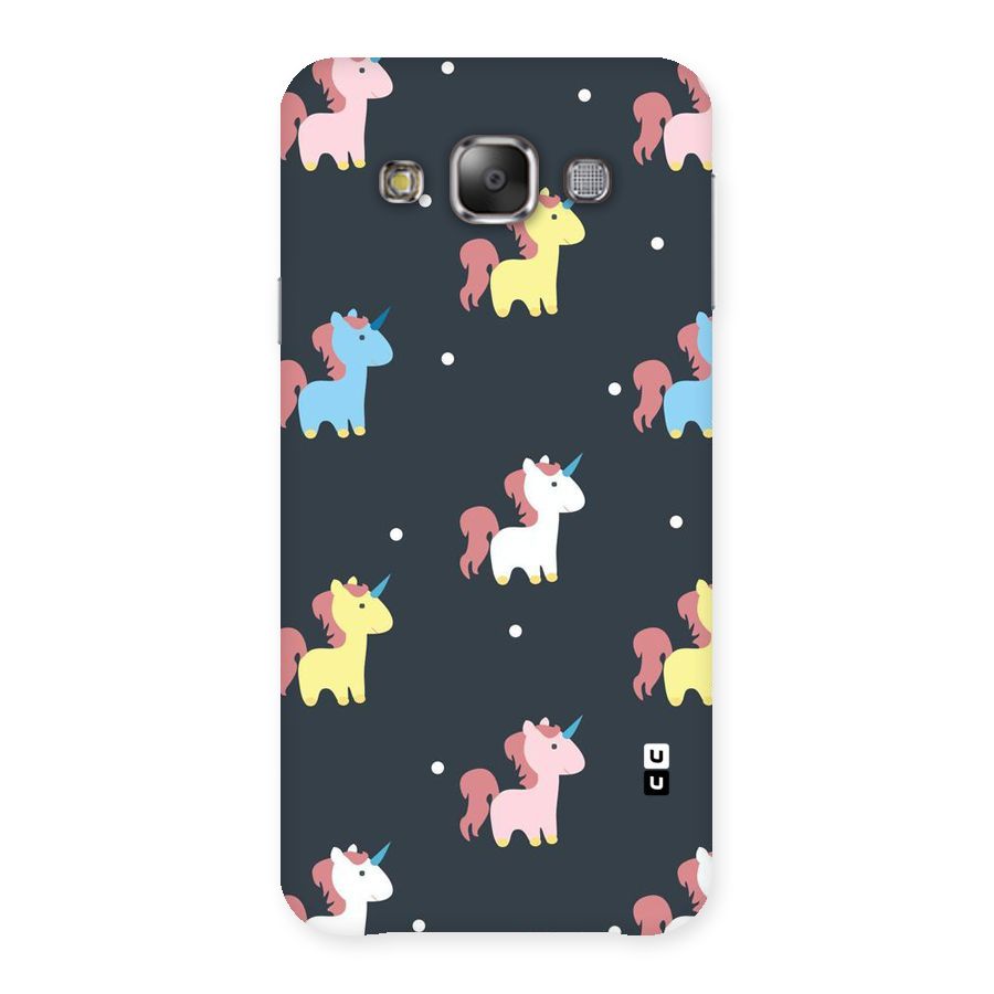 Unicorn Pattern Back Case for Galaxy E7
