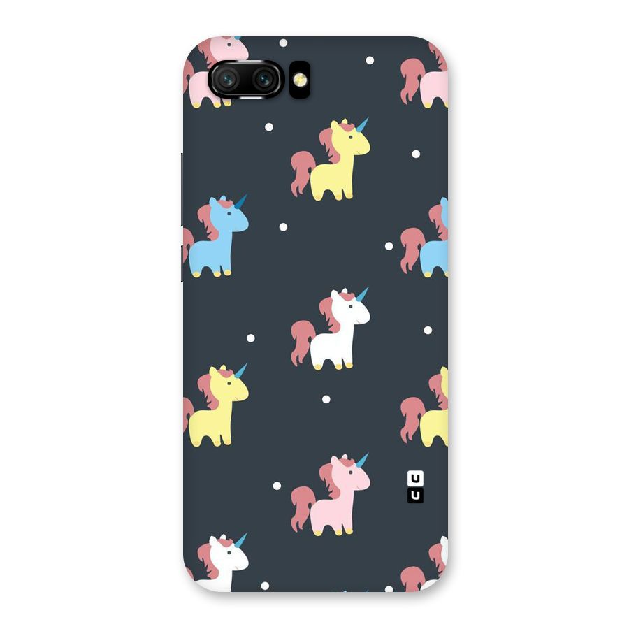 Unicorn Pattern Back Case for Honor 10