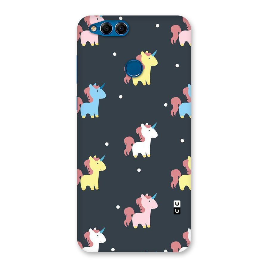 Unicorn Pattern Back Case for Honor 7X