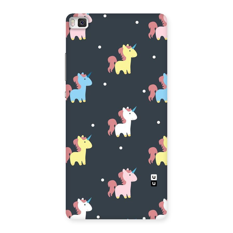 Unicorn Pattern Back Case for Huawei P8