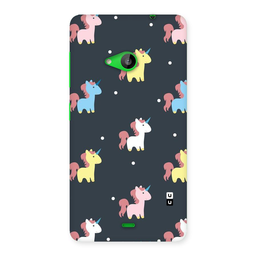 Unicorn Pattern Back Case for Lumia 535