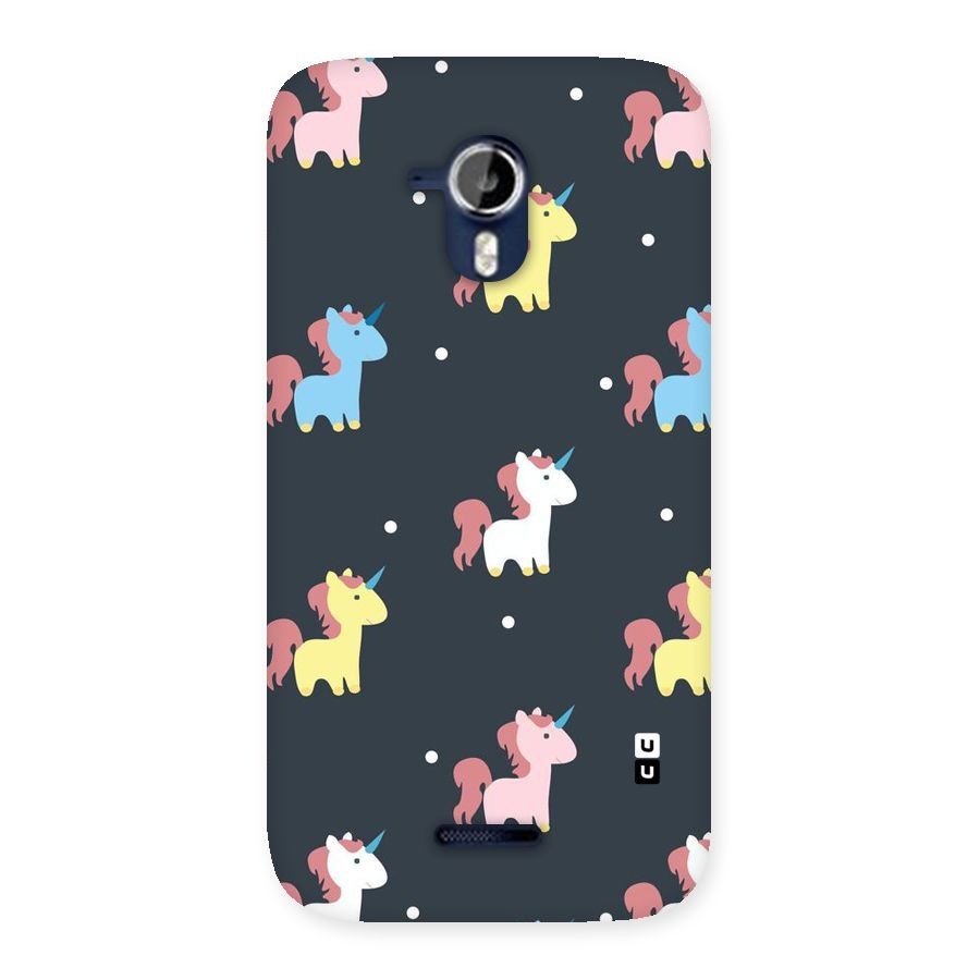 Unicorn Pattern Back Case for Micromax Canvas Magnus A117