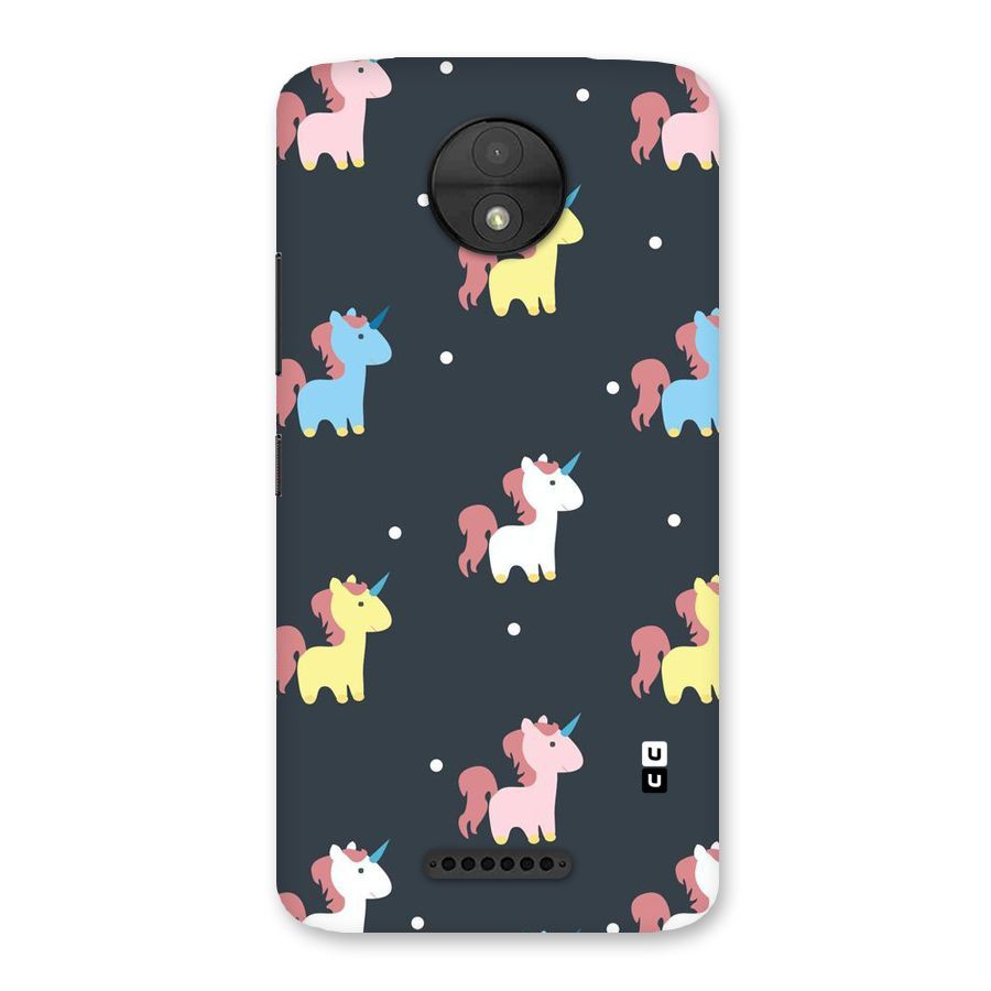 Unicorn Pattern Back Case for Moto C