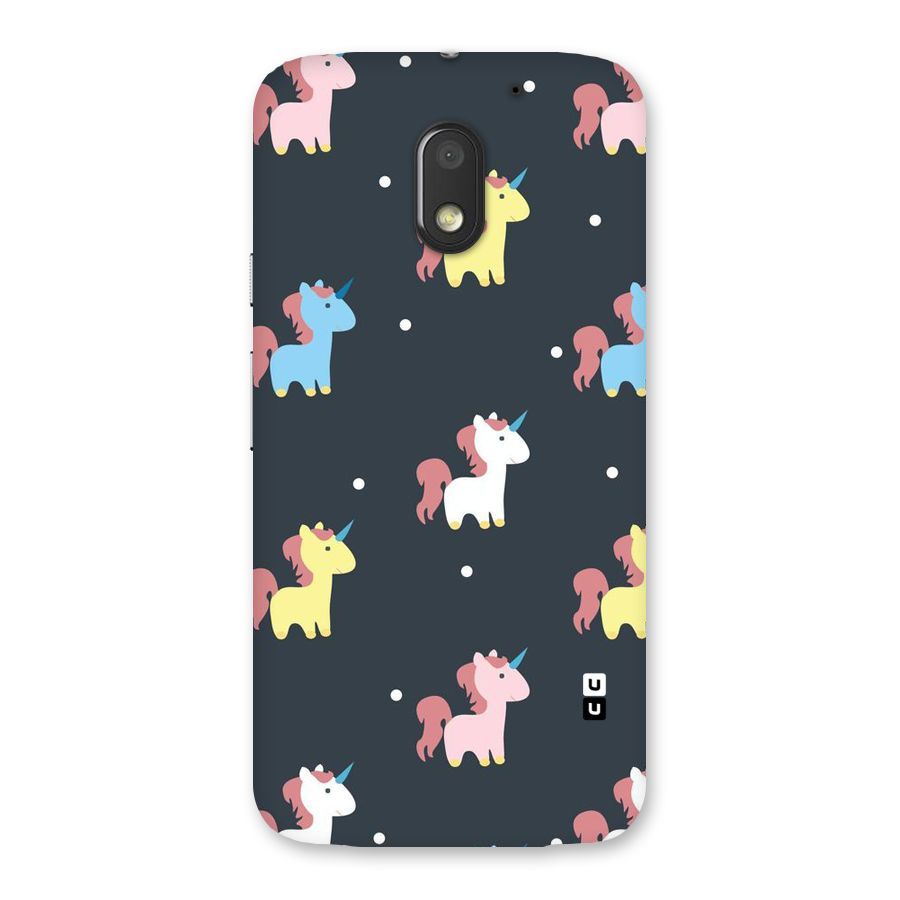 Unicorn Pattern Back Case for Moto E3 Power