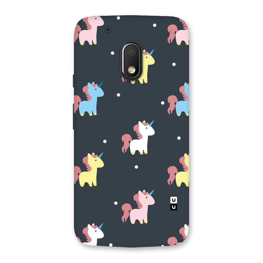 Unicorn Pattern Back Case for Moto G4 Play