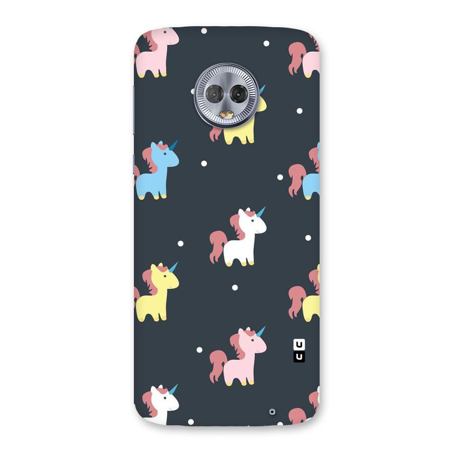 Unicorn Pattern Back Case for Moto G6 Plus