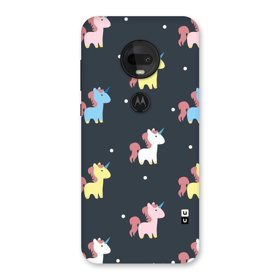 Unicorn Pattern Back Case for Moto G7