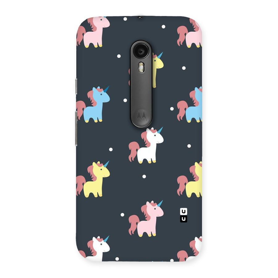 Unicorn Pattern Back Case for Moto G Turbo