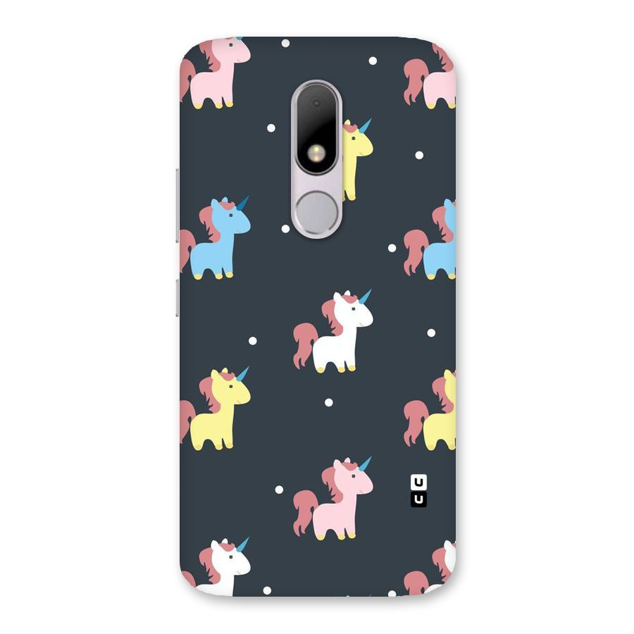 Unicorn Pattern Back Case for Moto M